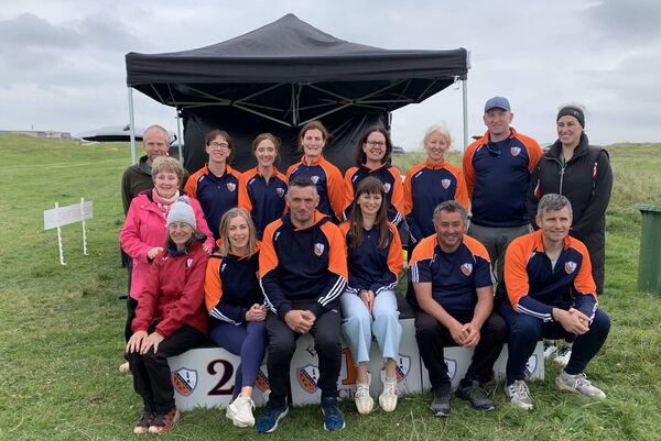 Members of host club Erris AC with members of the Mayo Athletics County Board at the Westnet Mayo Cross Country Championships in Doolough, Geesala. Members of host club Erris AC with members of the Mayo Athletics County Board at the Westnet Mayo Cross Country Championships in Doolough, Geesala.
