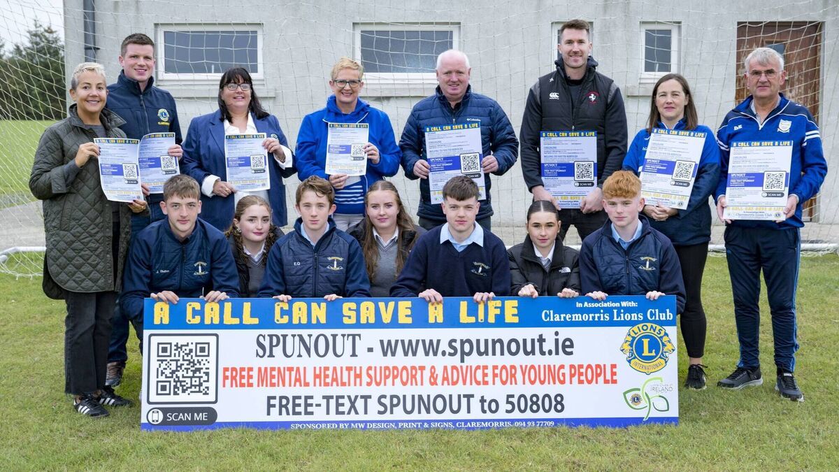 Local Notes: Claremorris Lions Club launch new initiative 'A Call Can Save A Life'.