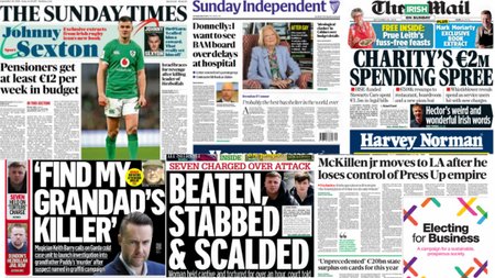 What the papers say: Sunday's front pages