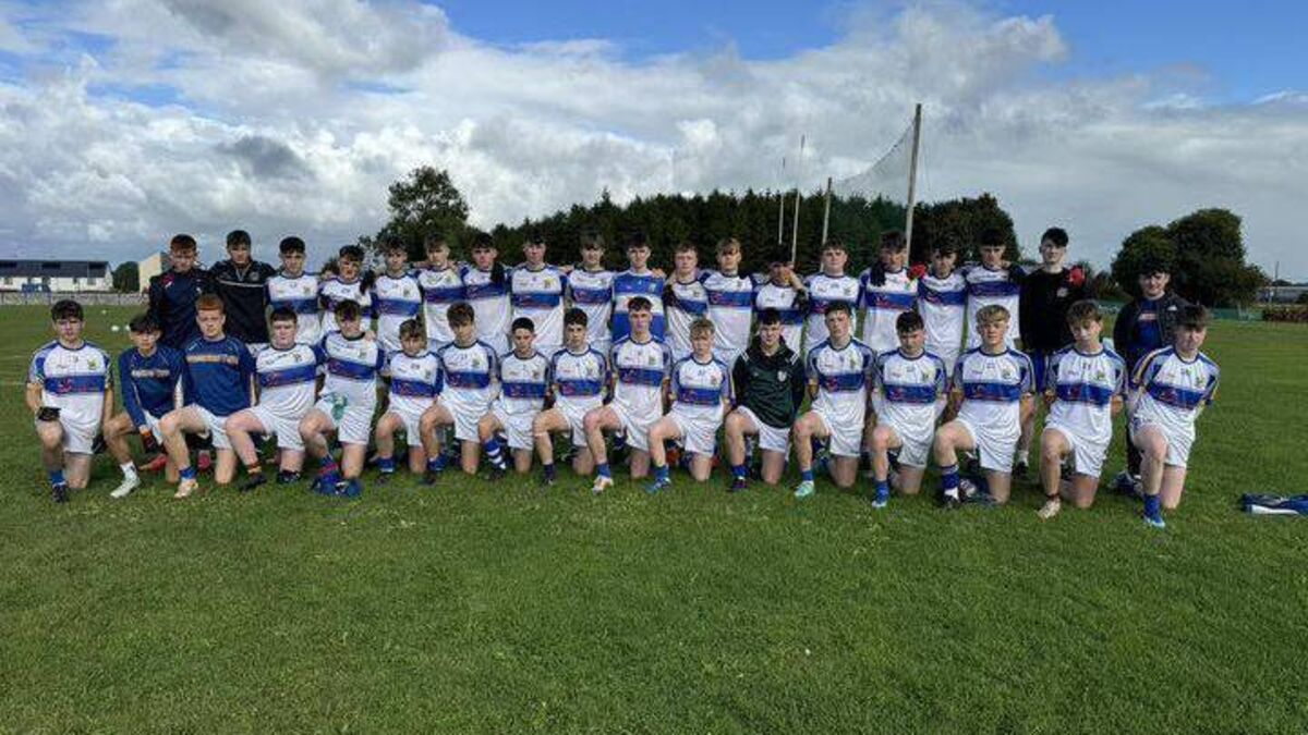 Local Notes: Ballinrobe Community School Junior A Boys team.