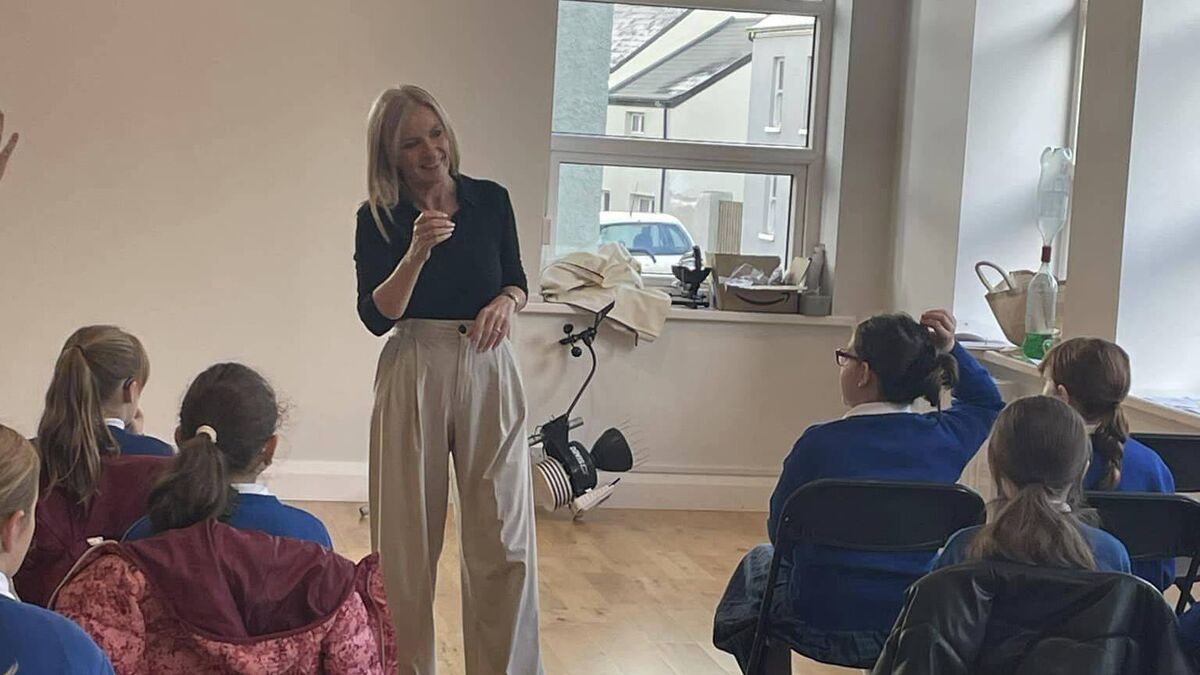 RTE weather presenter visits Mayo schools