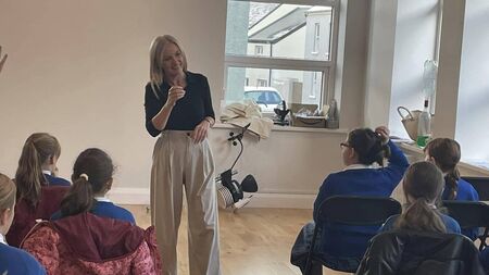 RTE weather presenter visits Mayo schools