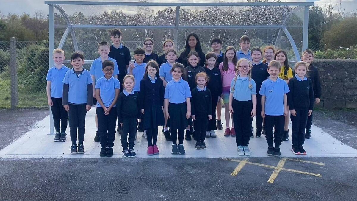 Mayo school shows how to build a value-for-money bike shed