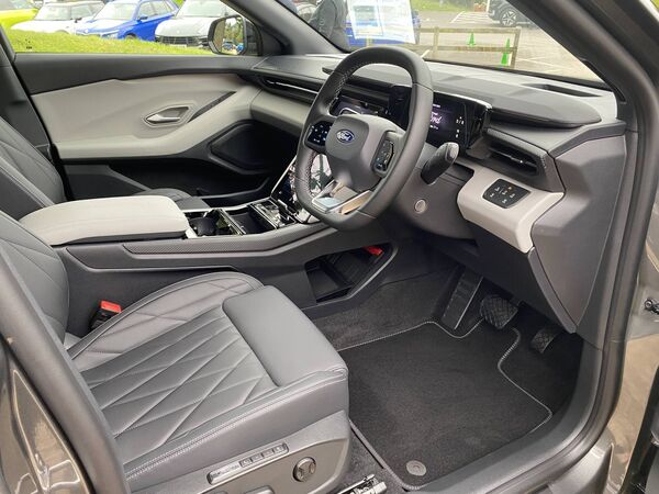 The car’s futuristic exterior styling is matched by the ultra-modern interior.