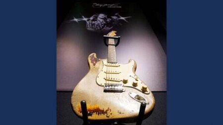 Rory Gallagher’s famous Stratocaster guitar sold for over €1m
