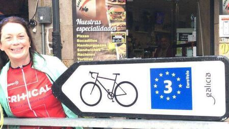 Mayo woman completes Camino cycle for charity