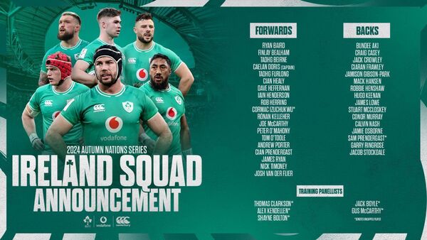 Credit: Irish Rugby