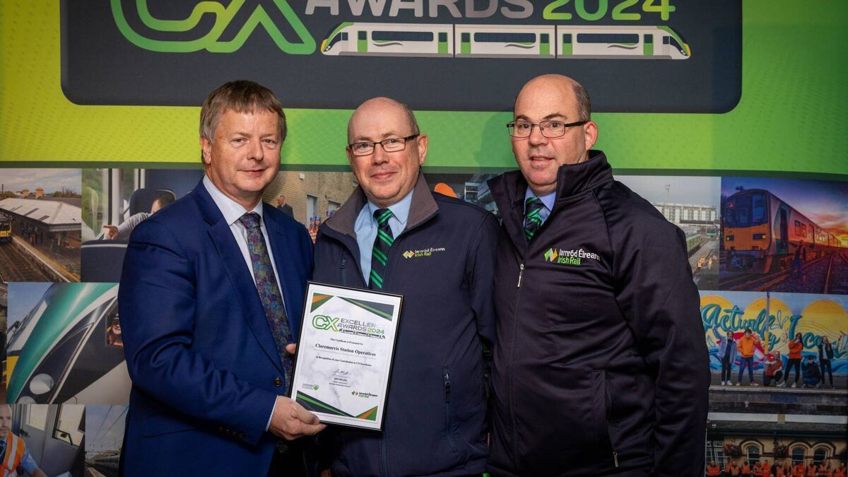 Mayo rail workers highly commended for their positive and professional image