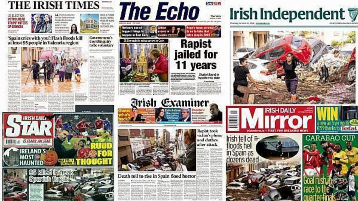 What the papers say: Thursday's front pages