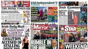 What the papers say: Saturday's front pages
