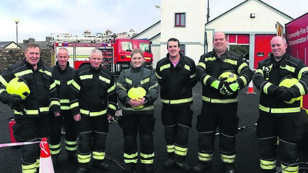 Congratulations: Very first female firefighter for Mayo station