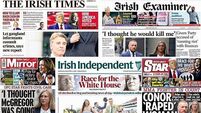 What the papers say: Wednesday's front pages