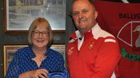 Local Notes: Ballyglass FC Hall of Fame Award presented to Breege Jennings.