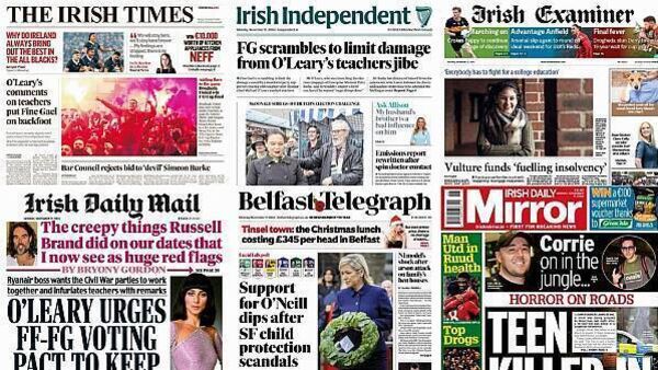 What the papers say: Monday's front pages
