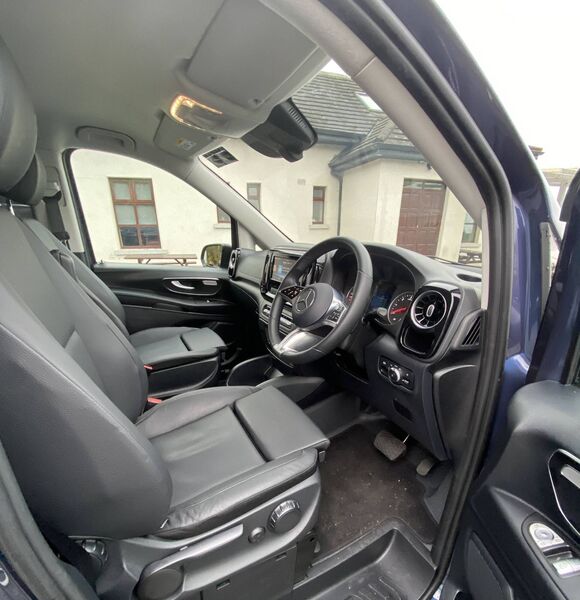 The cabin is high and wide with lots of interior space.