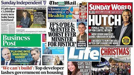 What the papers say: Sunday's front pages
