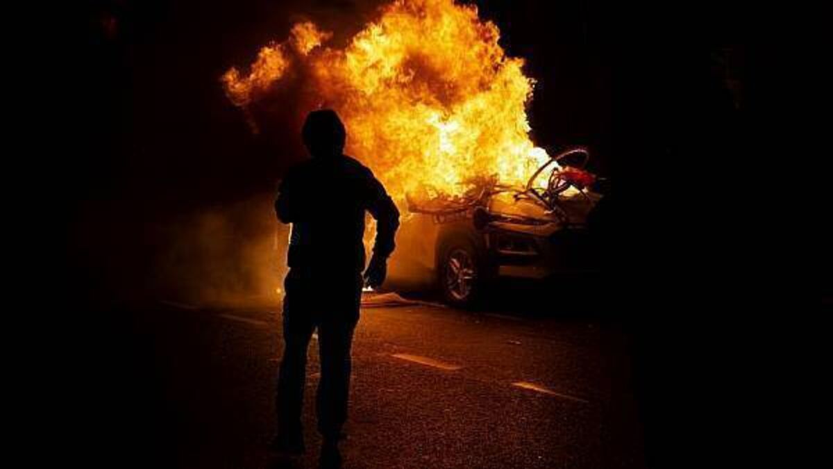 Man who set Garda car on fire during Dublin riots said it was 'spur of the moment thing'
