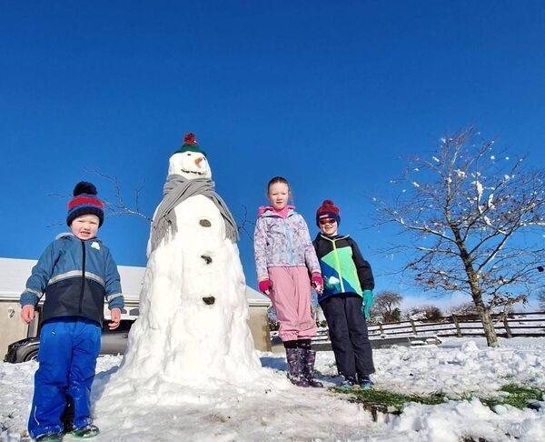 Molly, Jack and Bobby Murray enjoying the snow in Newport! Molly, Jack and Bobby Murray enjoying the snow in Newport!