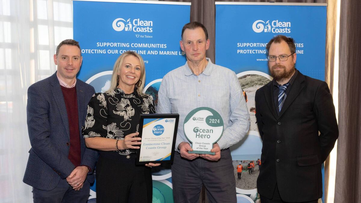 Local Notes: Enniscrone Clean Coast Group win Ocean Hero Awards Group of the Year 2024.