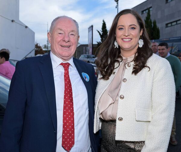 Michael Ring alongside Keira Keogh at the TF in Castlebar. Photo by: John Corless Michael Ring alongside Keira Keogh at the TF in Castlebar. Photo by: John Corless