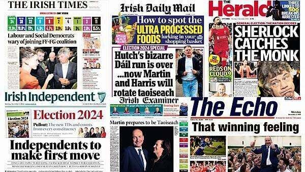 What the papers say: Monday's front pages