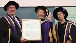 Mary Robinson receives Honorary Doctorate in Mayo
