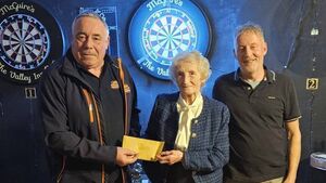 Local Notes: Pete Lavelle Memorial Darts Tournament proceeds presented to Ballyglass RNLI Local Notes: Pete Lavelle Memorial Darts Tournament proceeds presented to Ballyglass RNLI