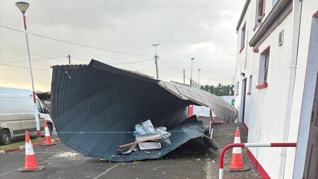 Mayo GAA clubhouse severely damaged from Storm Darragh