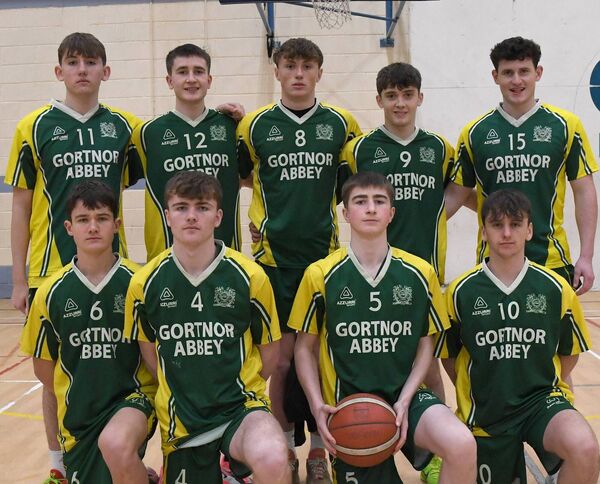 Jesus and Mary SS, Gortnor Abbey who were crowned North West U19 'A' basketball champions. Picture: David Farrell
