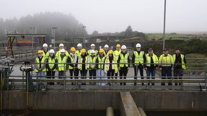 Students visit Lough Mask water facility