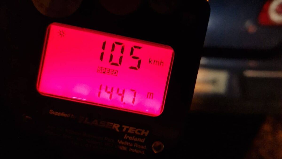Ballina Gardaí catch motorist driving well above the speed limit