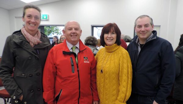 At the official opening of Kilkelly Community Centre were from left, Mandy Smyth, Cllr Patsy O'Brien, Philomena Noyes, and Noel Duffy. Pic James Hunt Photography. At the official opening of Kilkelly Community Centre were from left, Mandy Smyth, Cllr Patsy O'Brien, Philomena Noyes, and Noel Duffy. Pic James Hunt Photography.