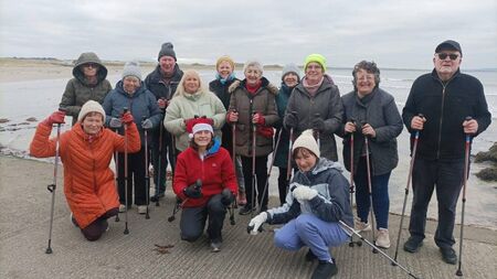 Local Notes: Enniscrone Activator Walking Group enjoy the crisp December weather.