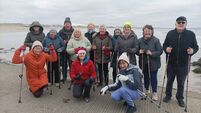 Local Notes: Enniscrone Activator Walking Group enjoy the crisp December weather.
