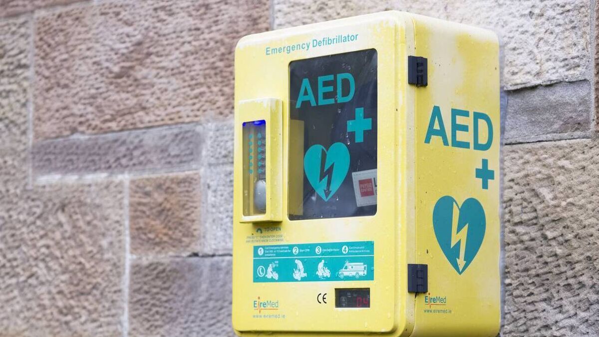 Defibrillator unit restored in busy Mayo area following vandalism