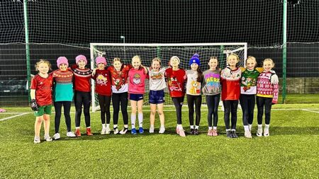 Local Notes: Kilglass Enniscrone Utd U12 girls enjoy evening of fun in their festive Christmas jumpers.