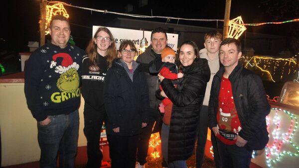 Local Notes: Collins Family, Fotish, Crossmolina switch on their Christmas Lights in memory of their sister Sandra Collins who disappeared on December 4, 2000.