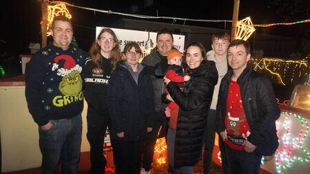 Local Notes: Collins Family, Fotish, Crossmolina switch on their Christmas Lights in memory of their sister Sandra Collins who disappeared on December 4, 2000.