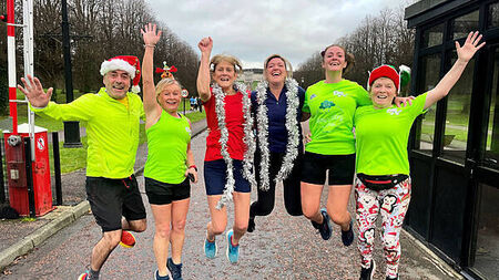 Christmas Day festive run at Stormont breaks course participation record