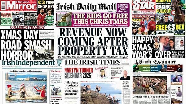 What the papers say: Thursday's front pages