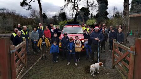 Local Notes: Walkers gather with Ballinrobe Fire Brigade at Roxboro NS for the 3rd annual Roxboro Community Walk.