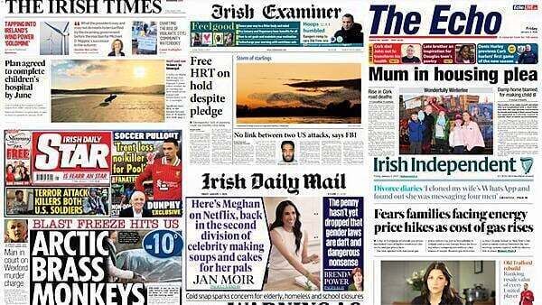 What the papers say – Friday's front pages