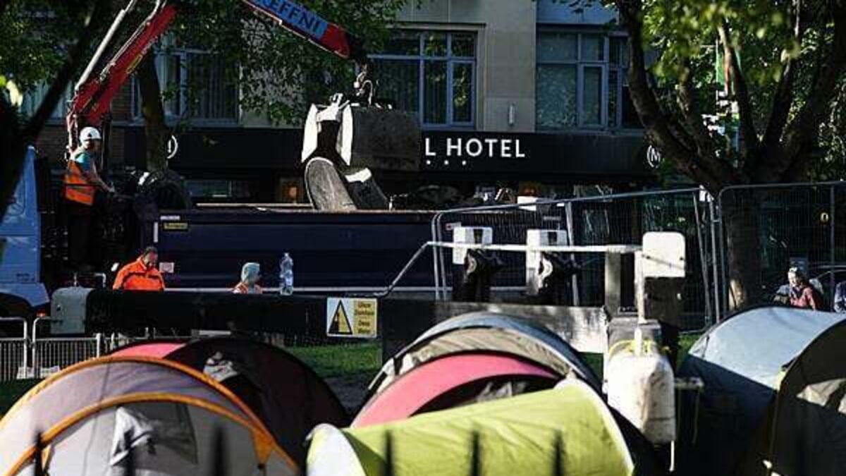 Bill for removing asylum seeker encampments on Grand Canal reached €800,000