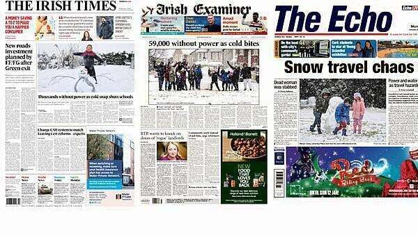 What the papers say: Monday's front pages