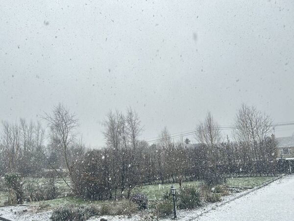 The current snowfall near Irishtown, Mayo. The current snowfall near Irishtown, Mayo.
