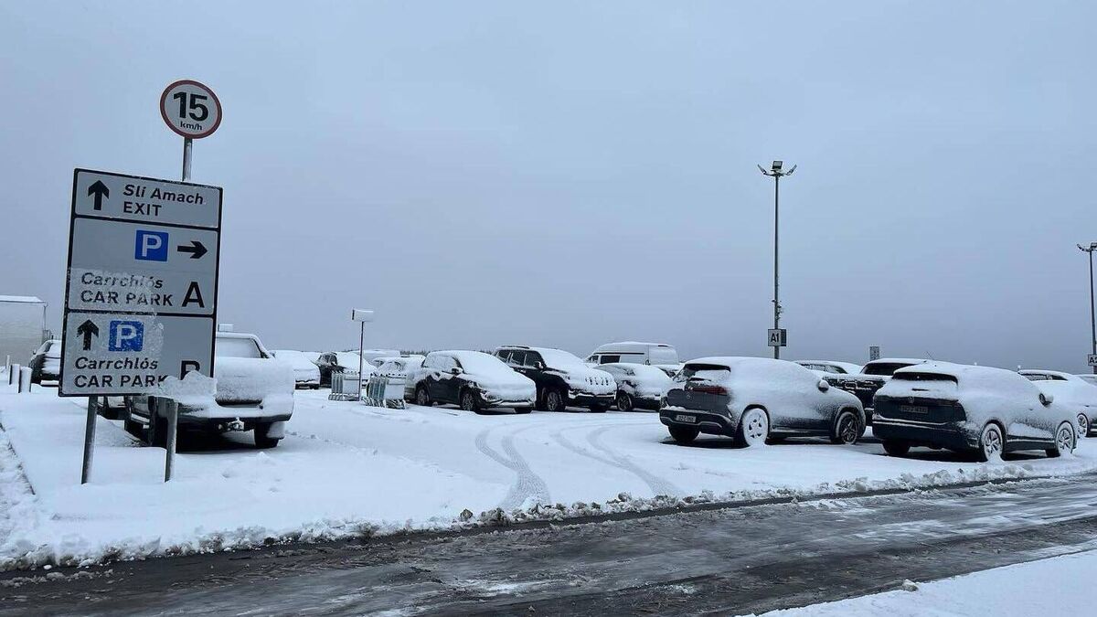 Ireland West Airport Knock issues statement amid snowfall and cold snap
