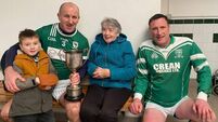 Local Notes: Presentation of the Michael Byrne Memorial Cup at Fr O'Hara Park, Charlestown on St Stephen's Day.