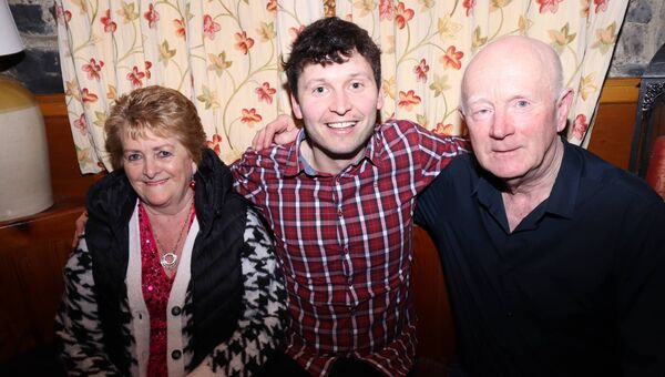 Mary Hughes, Paul Lawless (TD) and Tony O’Connor enjoying the Pipers Cross album launch in Hughes Pub in Carnacon. Picture by Tom Quinn Mary Hughes, Paul Lawless (TD) and Tony O’Connor enjoying the Pipers Cross album launch in Hughes Pub in Carnacon. Picture by Tom Quinn