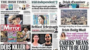 What the papers say: Wednesday's front pages