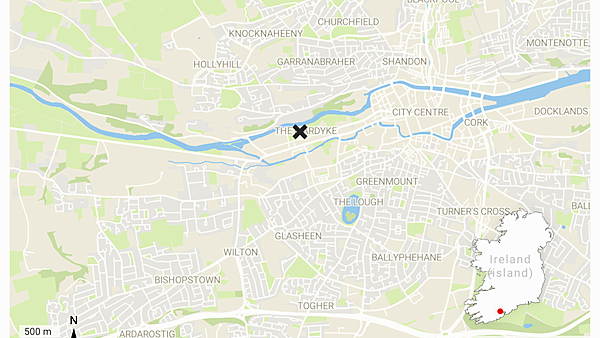 Body of man (20s) found in public toilet at Fitzgerald's Park in Cork